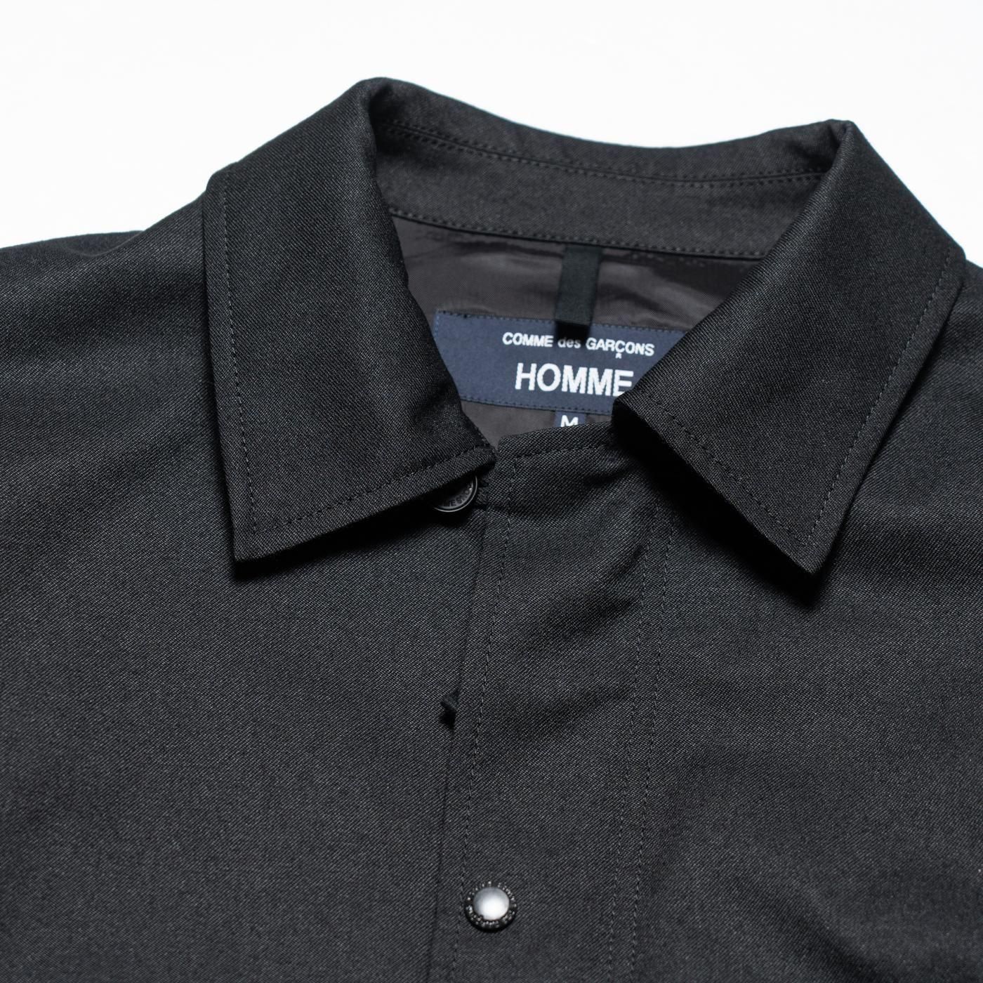 COMME des GARCONS HOMME * HP-J002 Wool Polyester Twill Jacket * Black