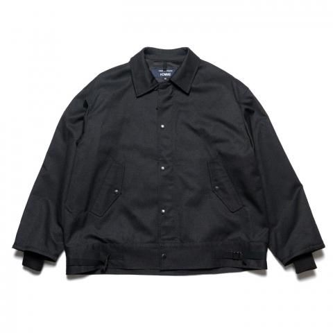 COMME des GARCONS HOMME * HP-J002 Wool Polyester Twill Jacket * Black
