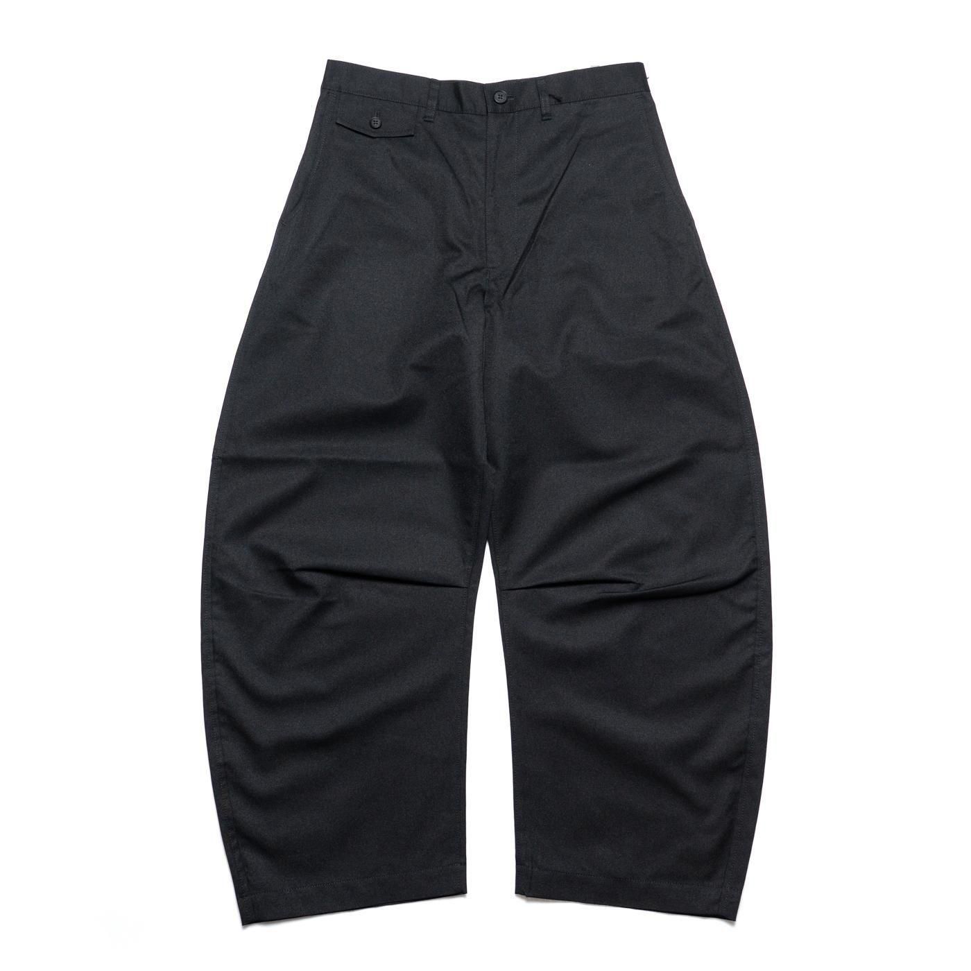 COMME des GARCONS HOMME * HP-P002 Wool Polyester Twill Pants * Black