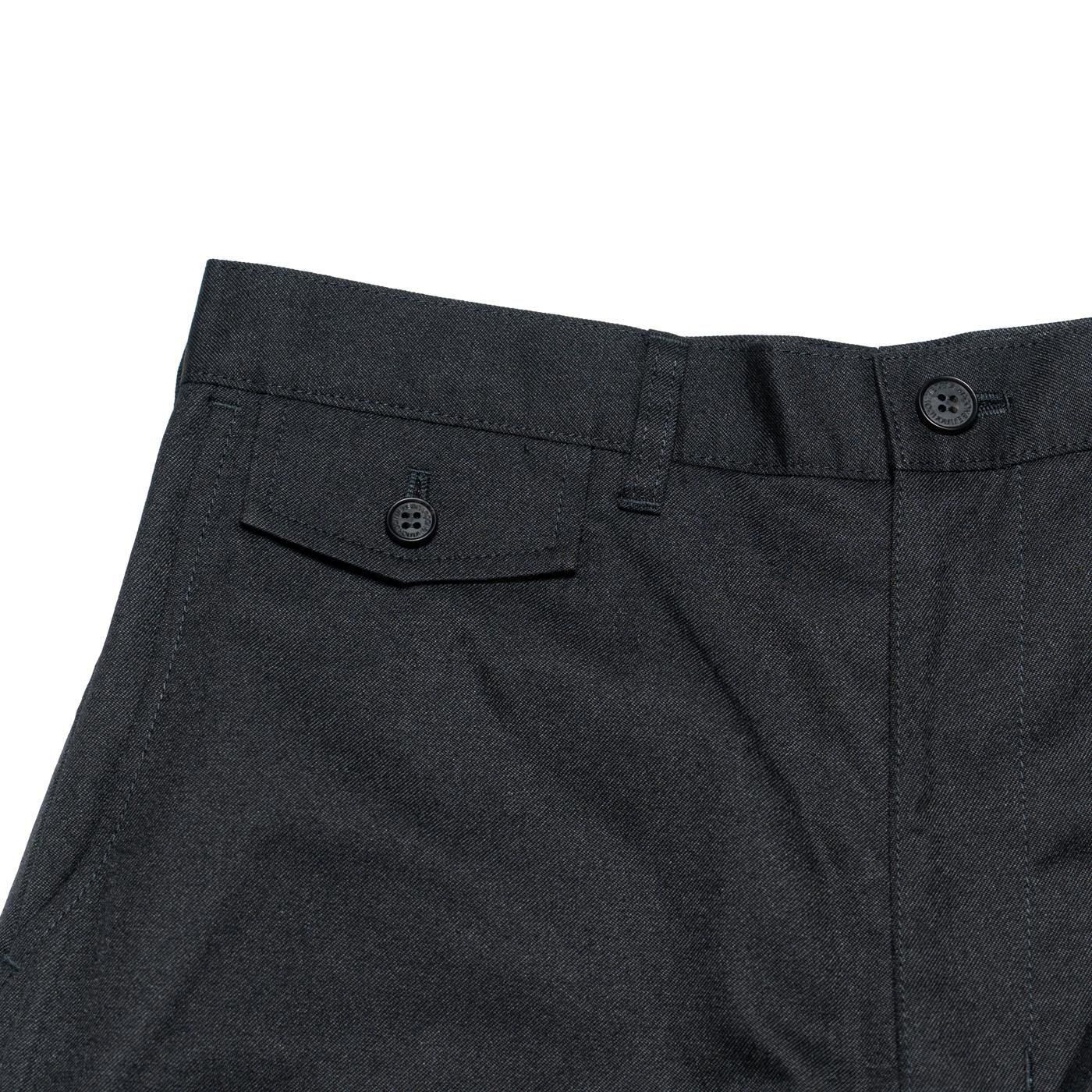 COMME des GARCONS HOMME * HP-P002 Wool Polyester Twill Pants * Black