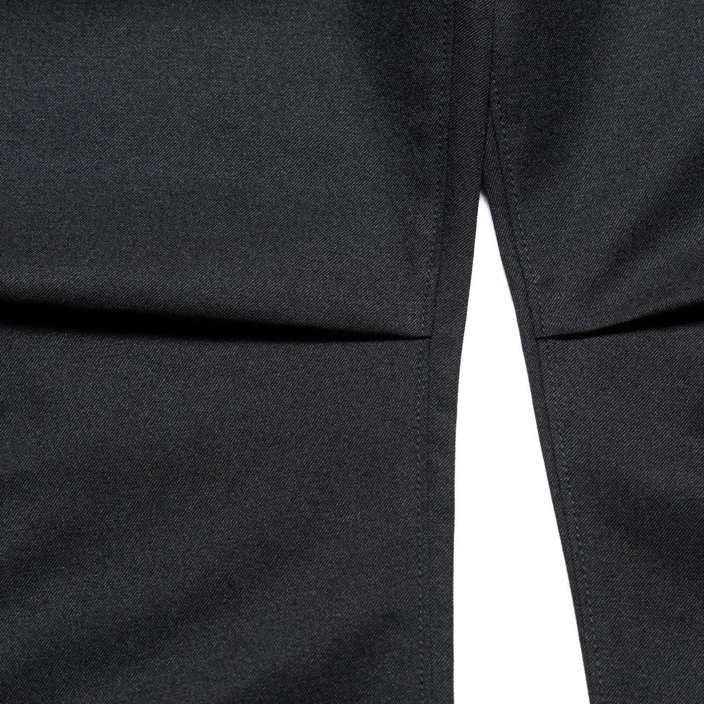 COMME des GARCONS HOMME * HP-P002 Wool Polyester Twill Pants * Black