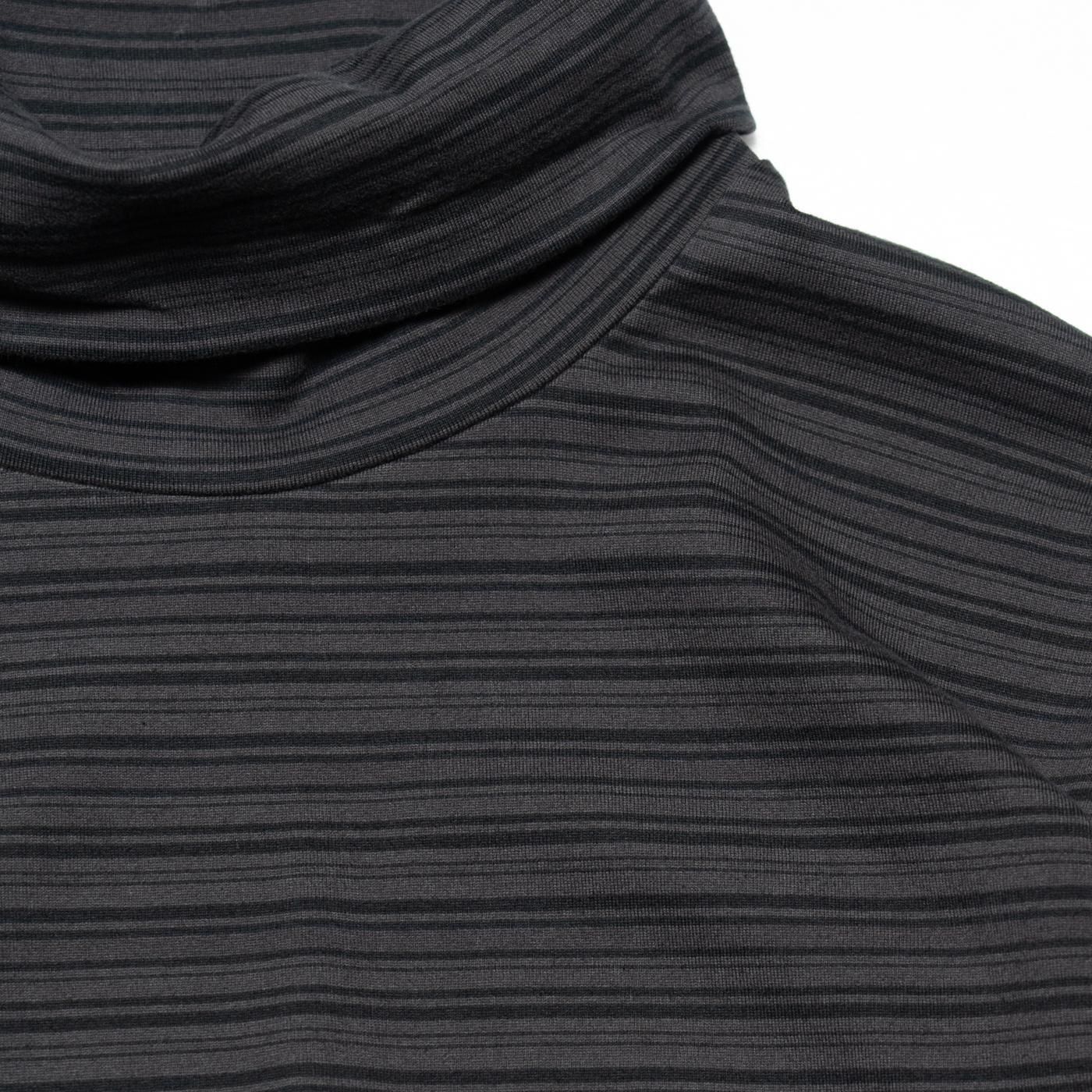 COMME des GARCONS HOMME * HP-T003 Cotton Jersey Border Long Sleeve Mock Neck(2色展開)