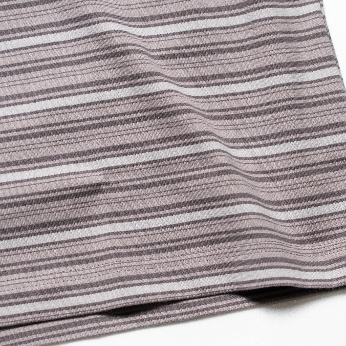 COMME des GARCONS HOMME * HP-T003 Cotton Jersey Border Long Sleeve Mock Neck(2色展開)