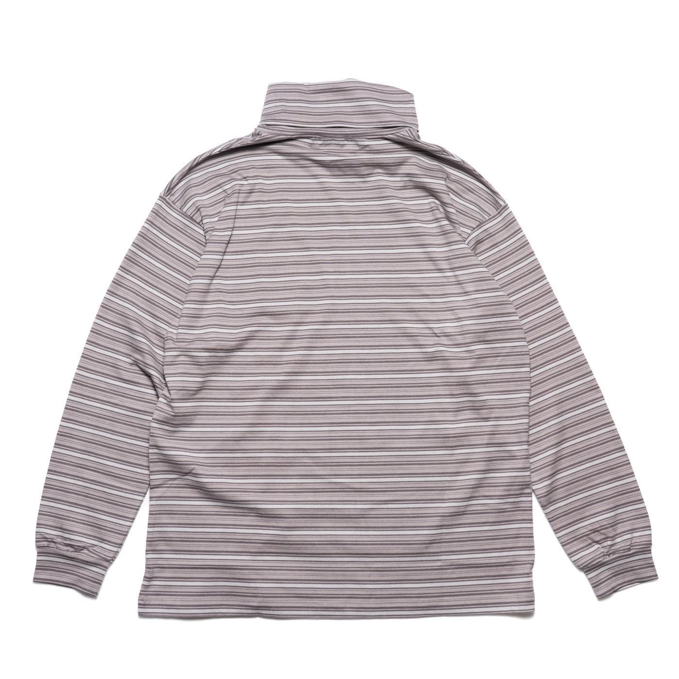 COMME des GARCONS HOMME * HP-T003 Cotton Jersey Border Long Sleeve Mock Neck(2色展開)