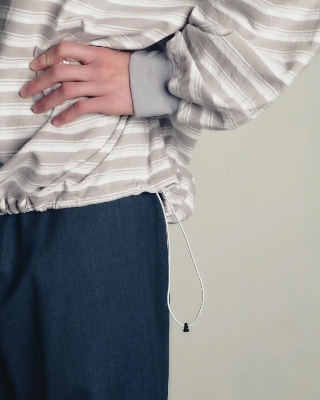 is-ness * BALLOON STRIPES LONG SLEEVE T-SHIRT(3Ÿ)