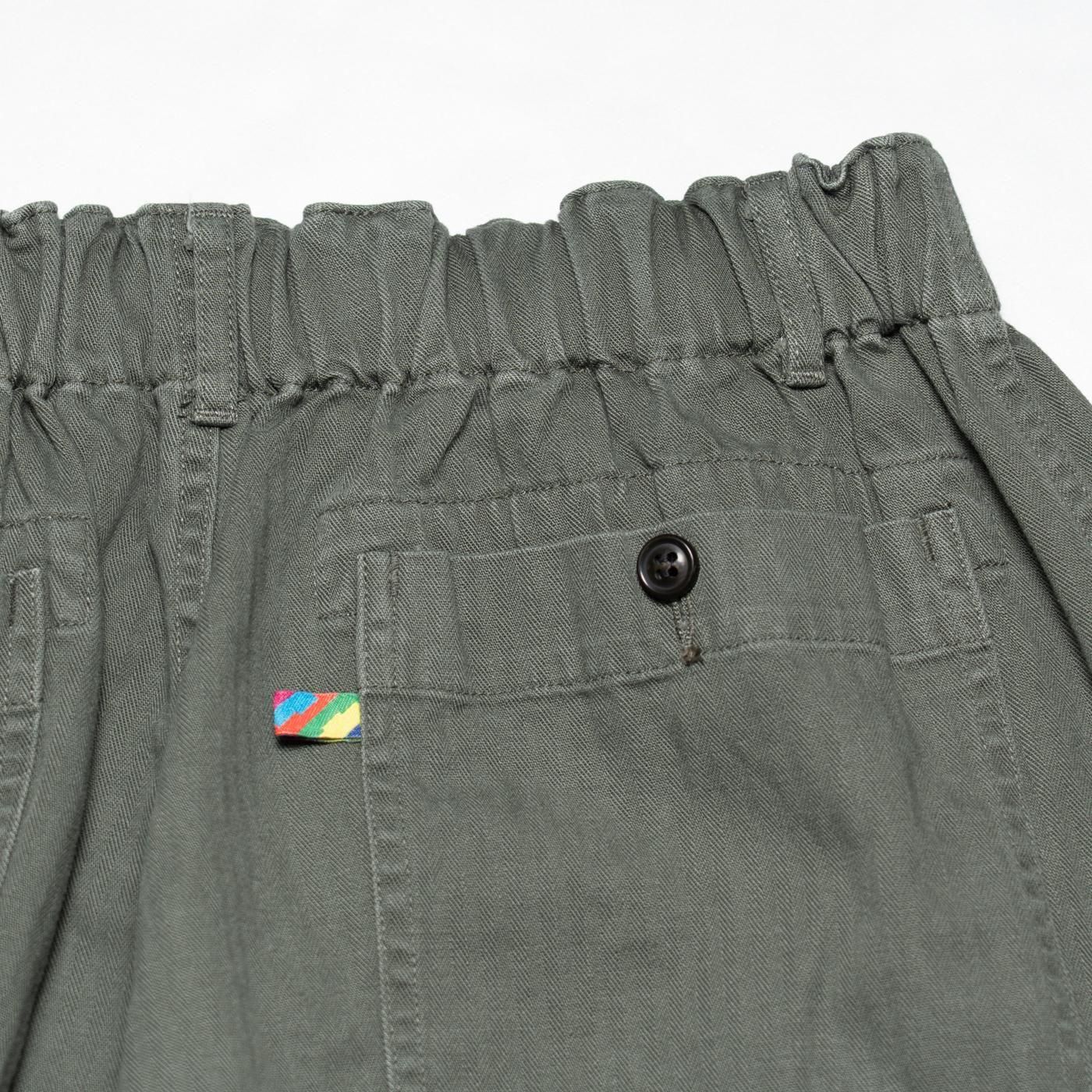 is-ness * HERRINGBONE BALLOON BAKER PANTS * Khaki
