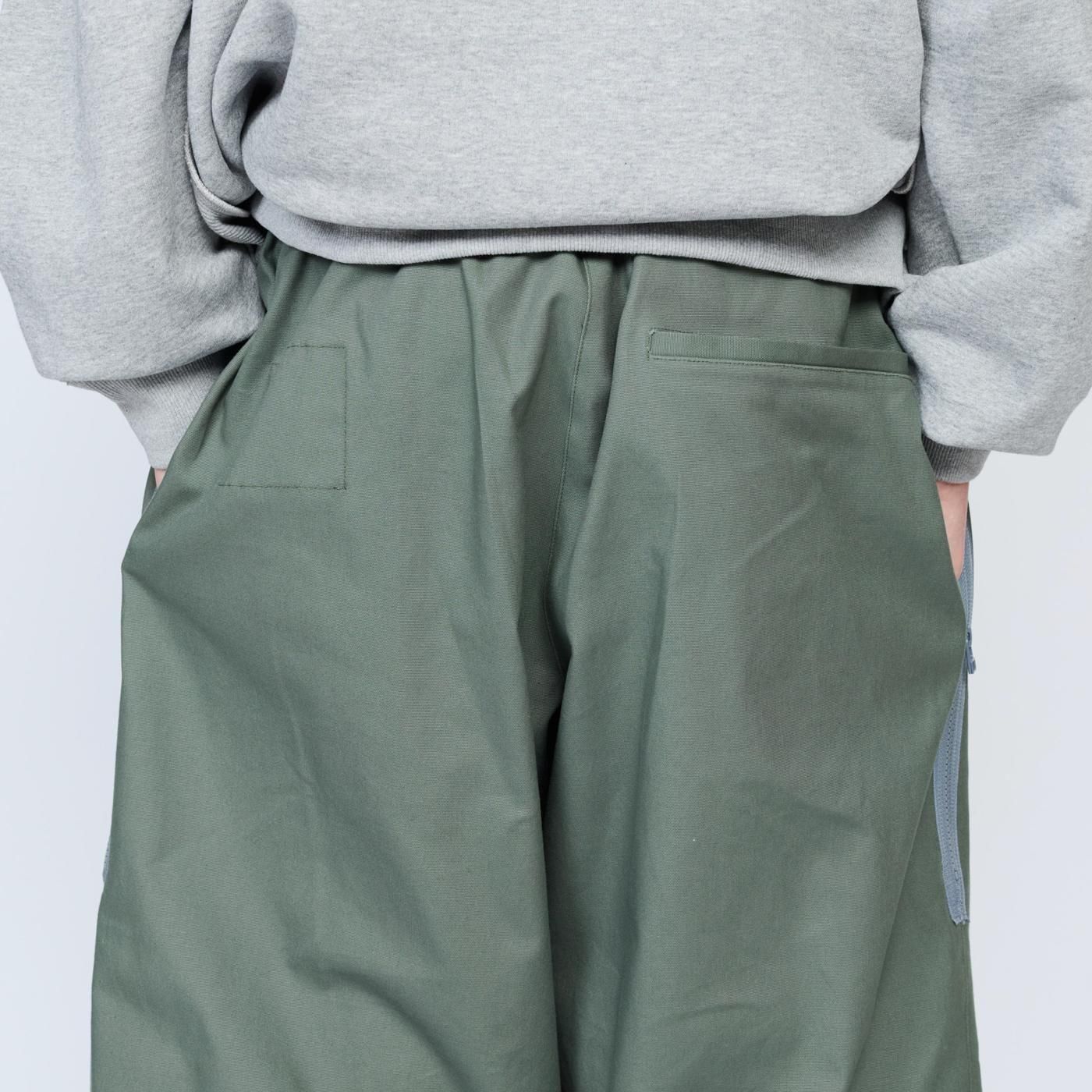 UNTRACE * _202 Zip Pocket Curve Pants(2色展開)