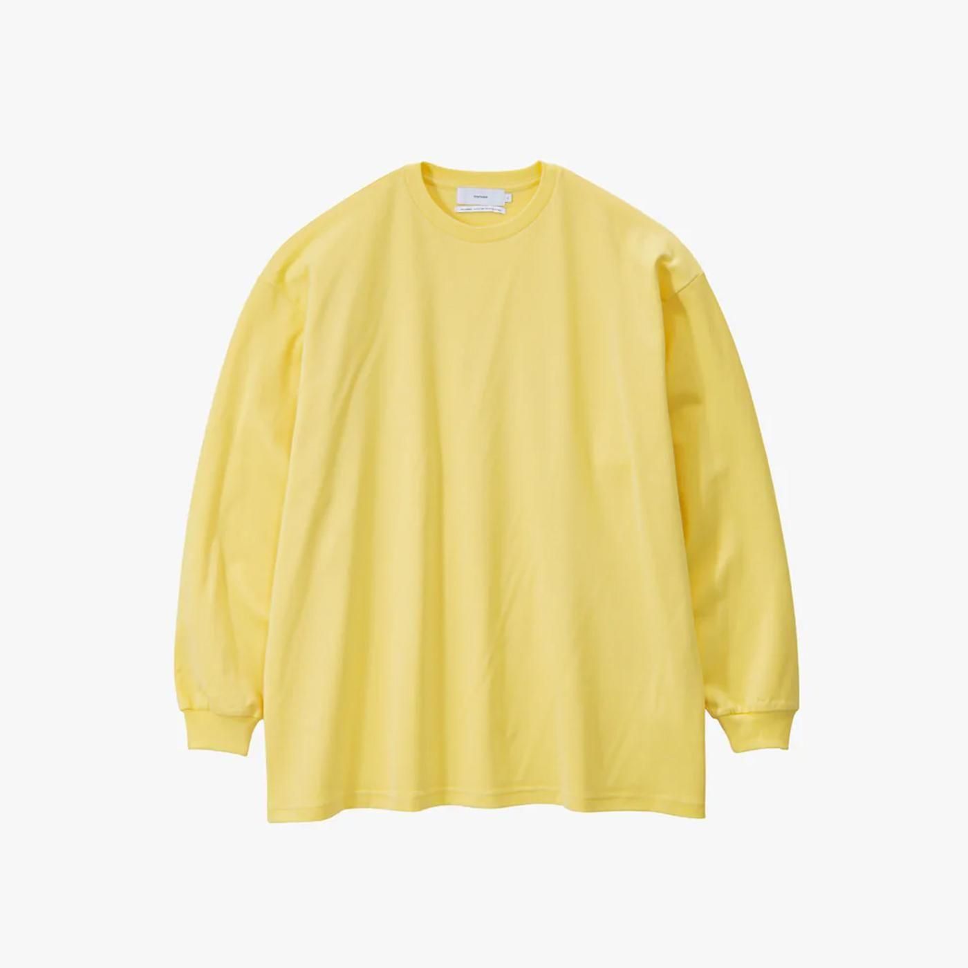 Graphpaper * GM253-70423 Brushed Mockrody Crew Neck L/S Tee