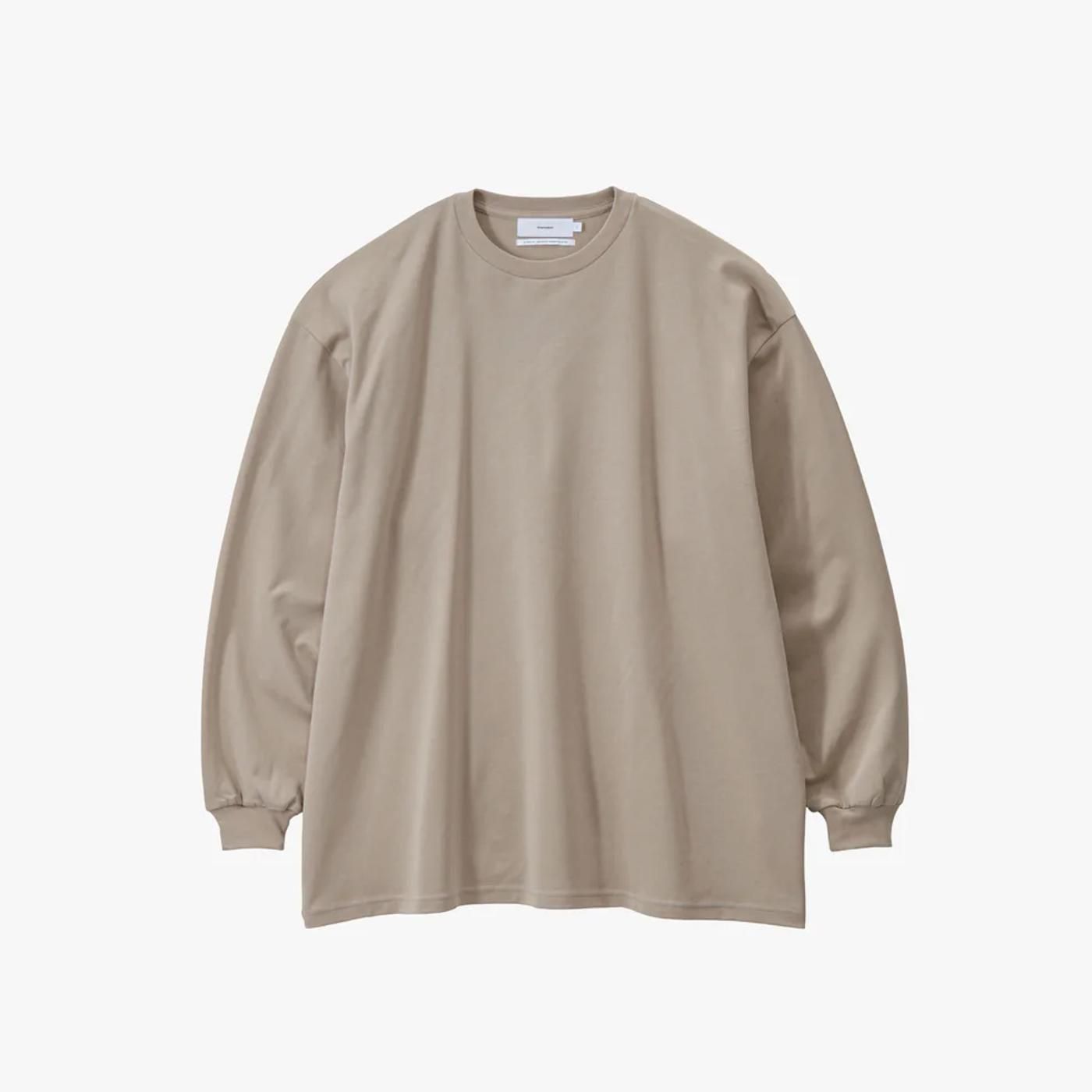 Graphpaper * GM253-70423 Brushed Mockrody Crew Neck L/S Tee(5Ÿ)