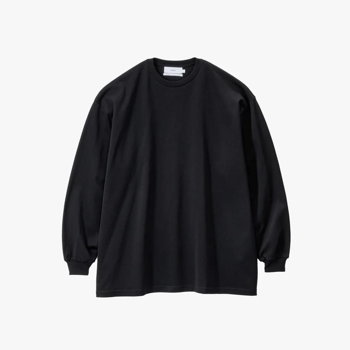 Graphpaper * GM253-70423 Brushed Mockrody Crew Neck L/S Tee