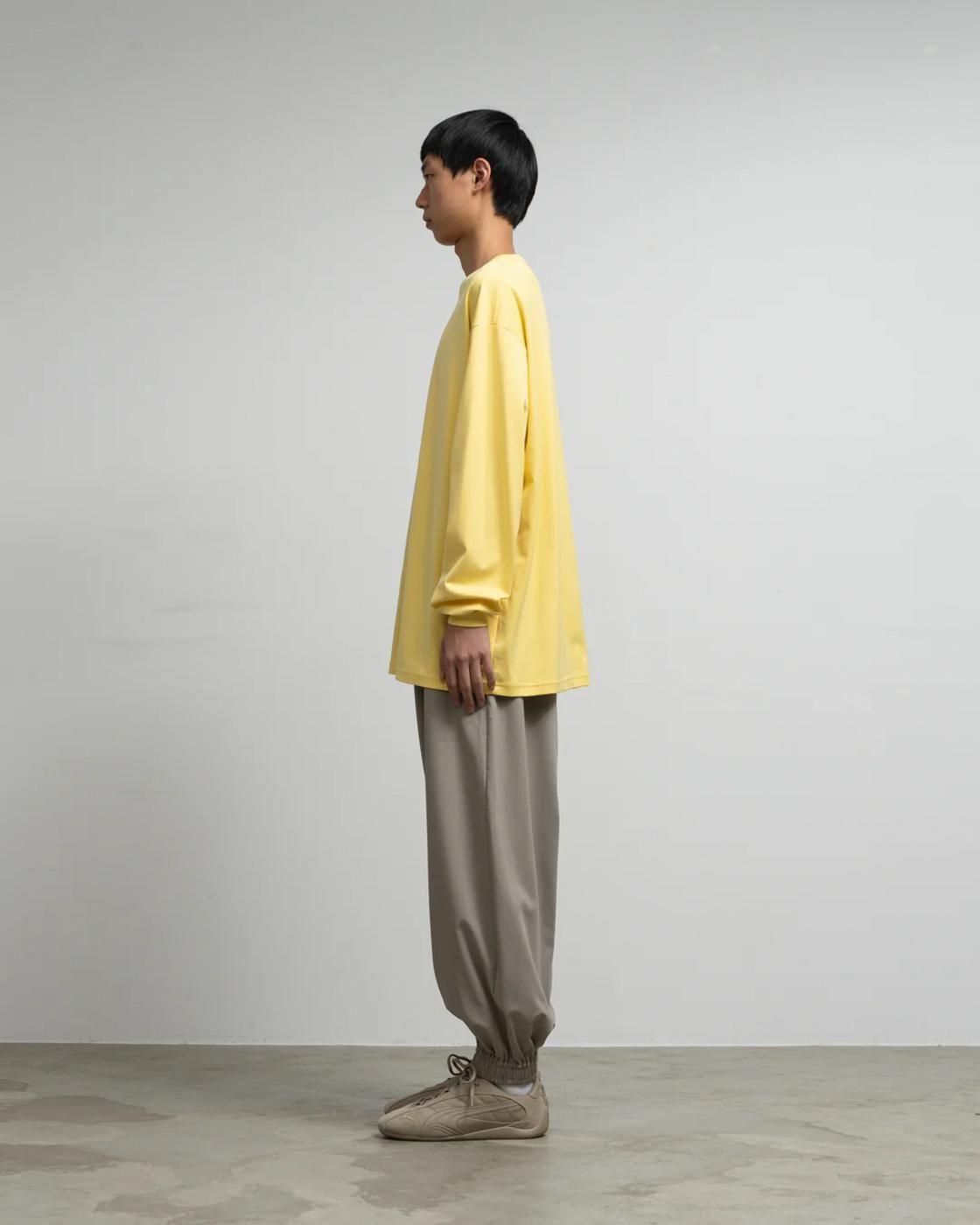 Graphpaper * GM253-70423 Brushed Mockrody Crew Neck L/S Tee(5Ÿ)