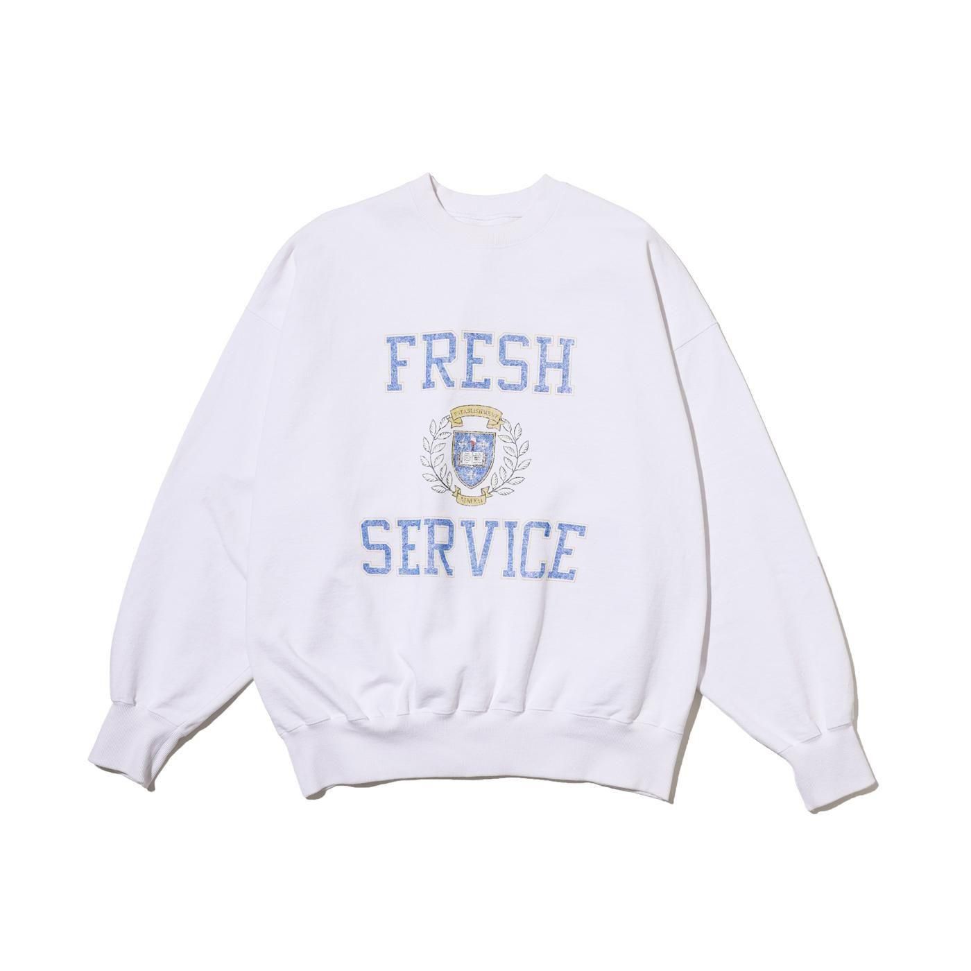 FreshService * FSC253-70017 LIGHT OZ CREW NECK SWEAT COLLEGE(4Ÿ)