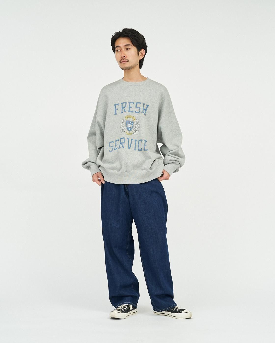 FreshService * FSC253-70017 LIGHT OZ CREW NECK SWEAT COLLEGE(4Ÿ)