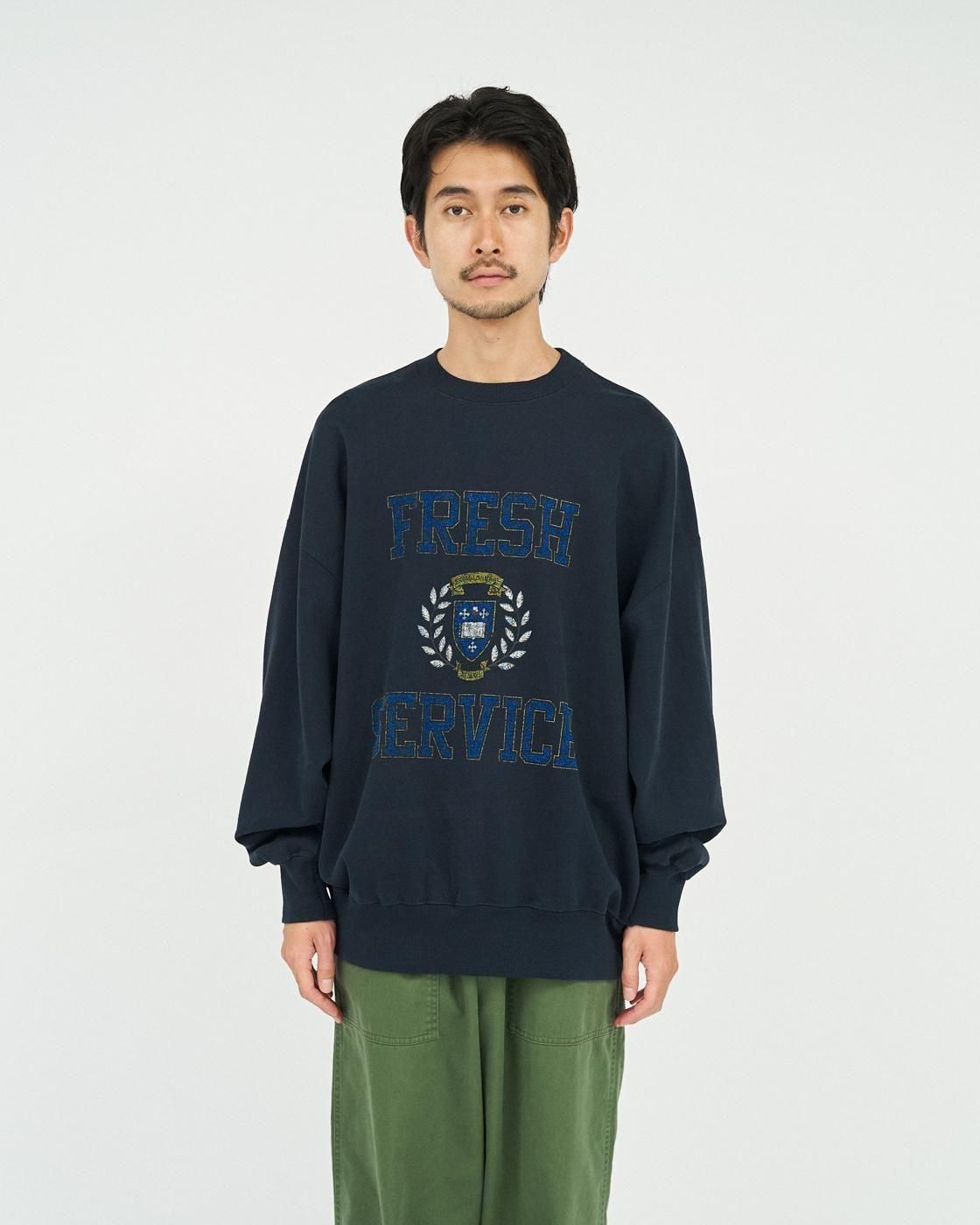 FreshService * FSC253-70017 LIGHT OZ CREW NECK SWEAT COLLEGE(4Ÿ)