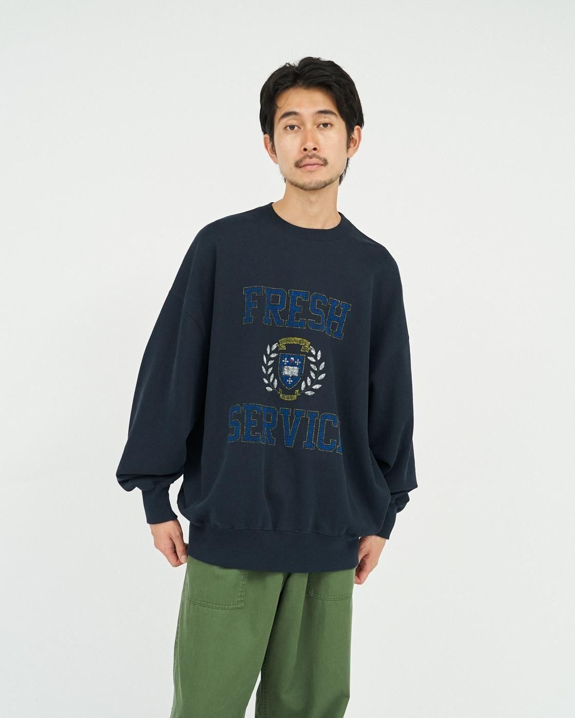 FreshService * FSC253-70017 LIGHT OZ CREW NECK SWEAT COLLEGE(4Ÿ)