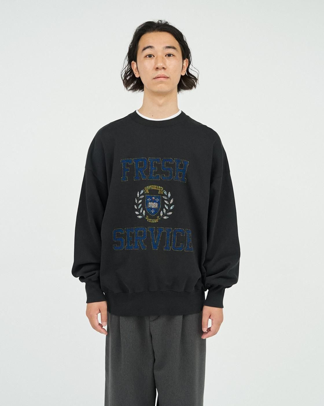 FreshService * FSC253-70017 LIGHT OZ CREW NECK SWEAT COLLEGE(4Ÿ)