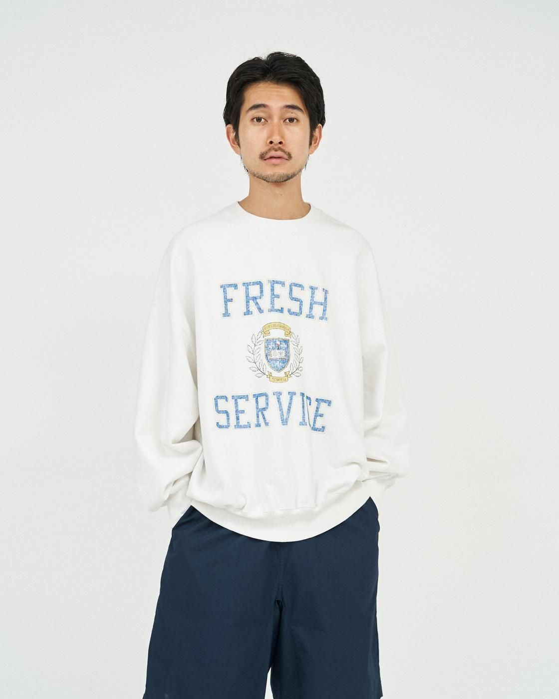 FreshService * FSC253-70017 LIGHT OZ CREW NECK SWEAT COLLEGE(4Ÿ)