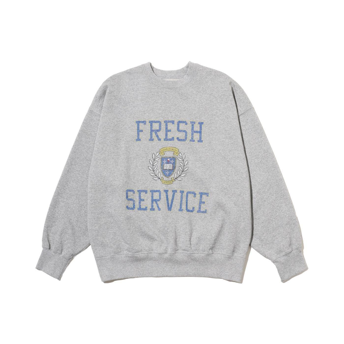 FreshService * FSC253-70017 LIGHT OZ CREW NECK SWEAT COLLEGE(4Ÿ)