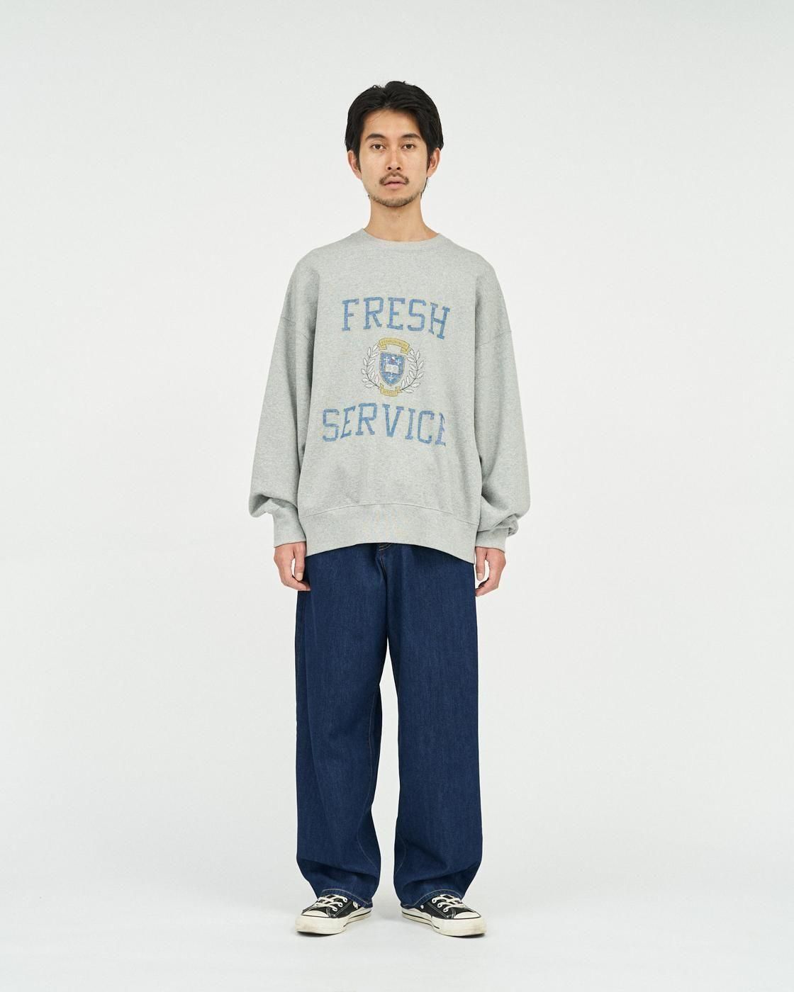 FreshService * FSC253-70017 LIGHT OZ CREW NECK SWEAT COLLEGE(4Ÿ)