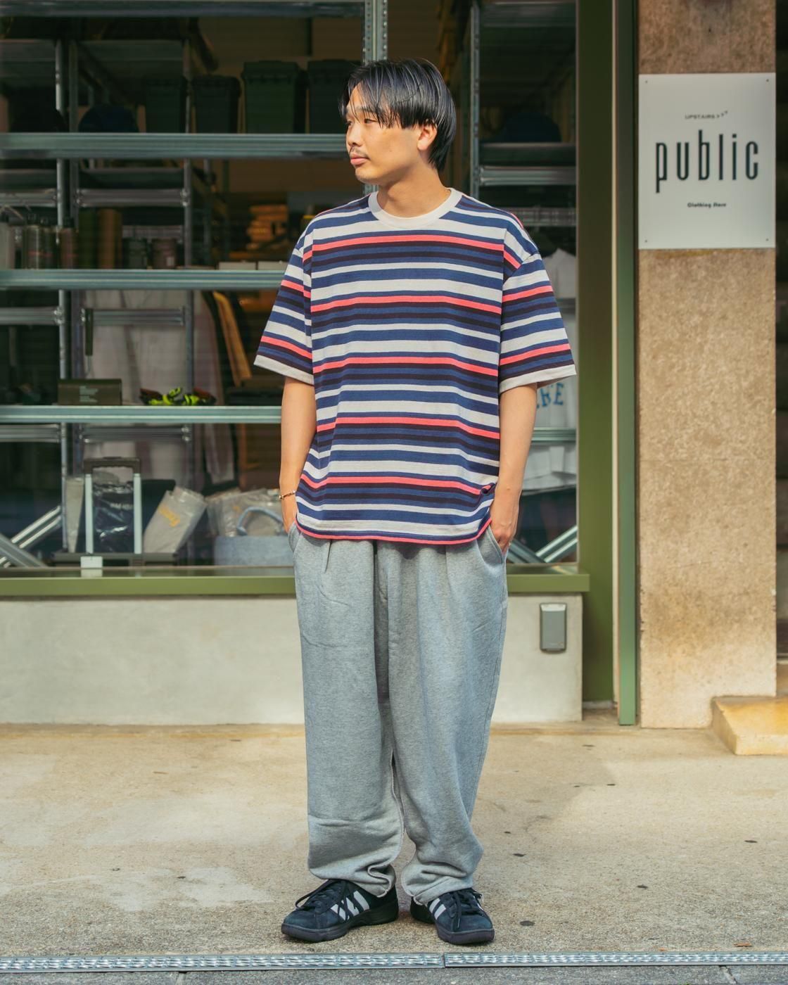 トップス 25ss everyone border short sleeve T XL UNUSED [ US2433 (Border short sleeve T-shirt) ] | ロイド