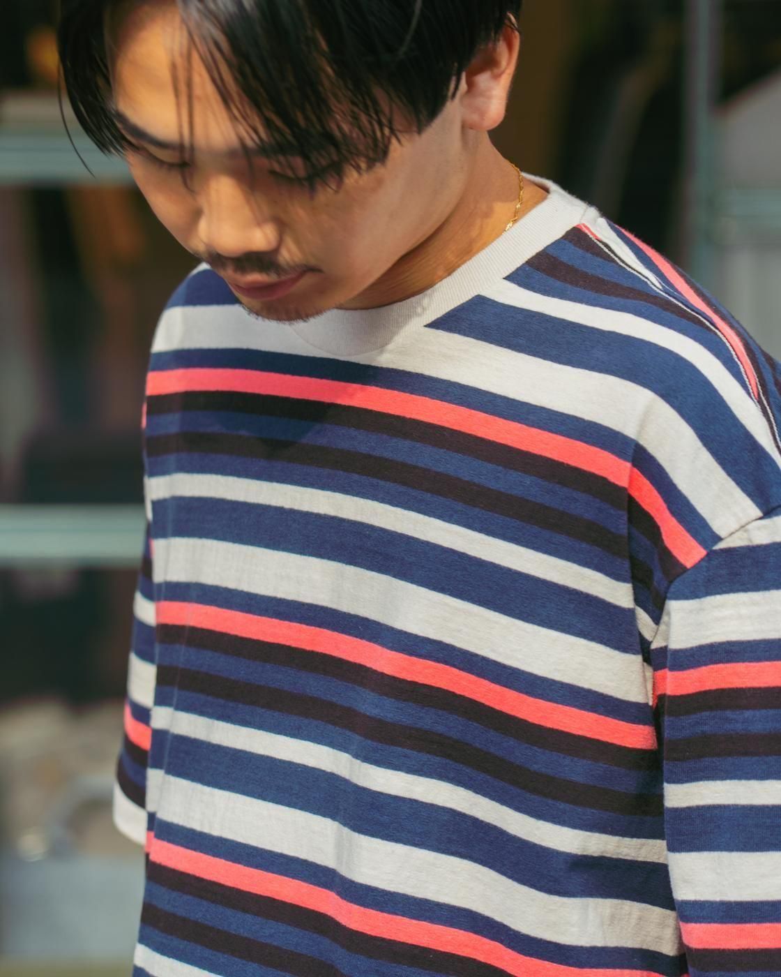 UNUSED * US2532 Short Sleeve Border T-Shirt(3色展開)