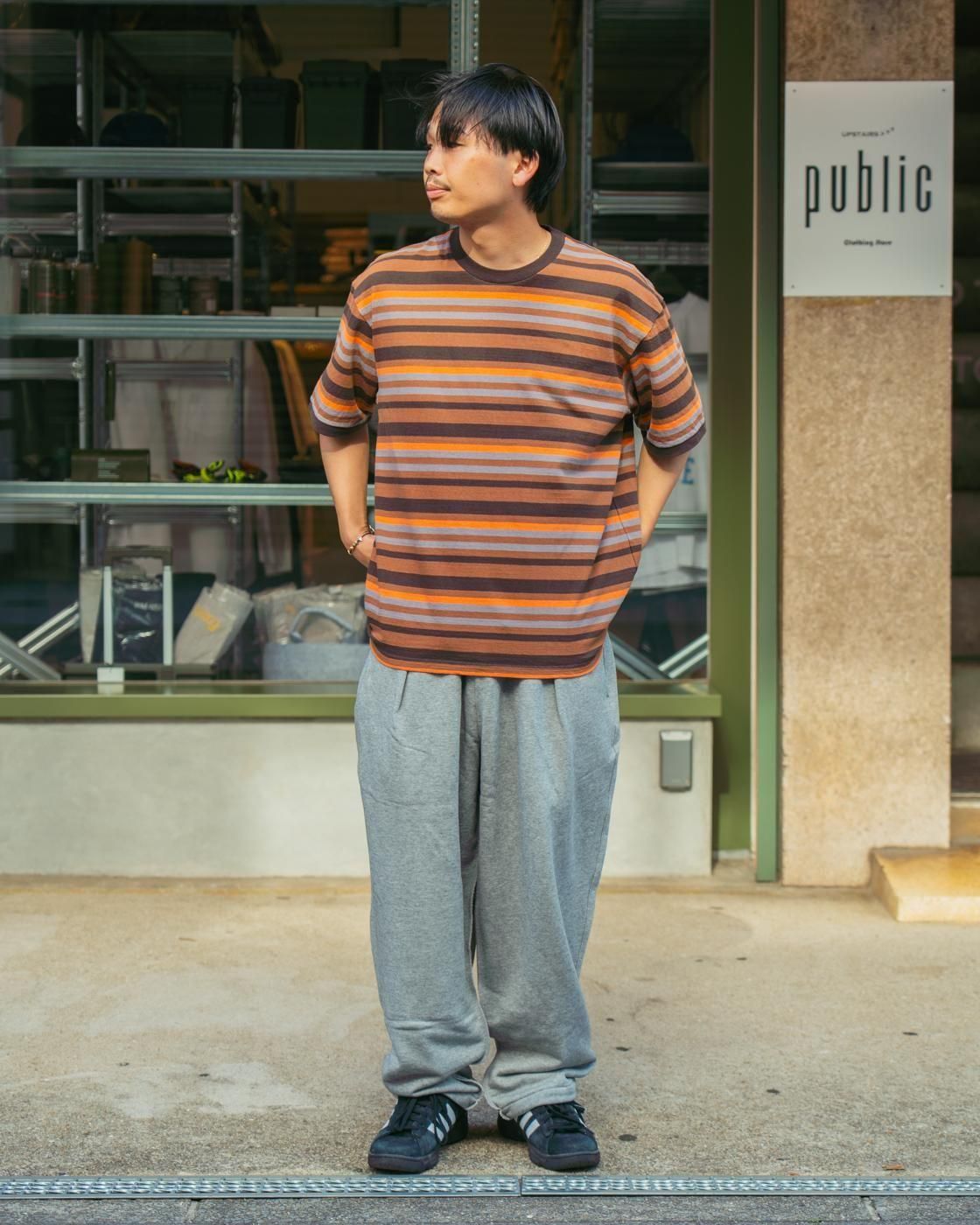 UNUSED * US2532 Short Sleeve Border T-Shirt(3色展開)