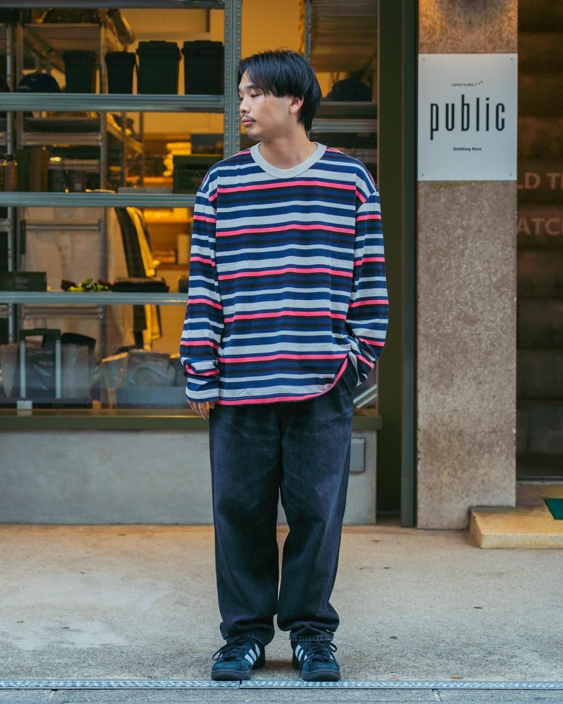 UNUSED * US2531 Long Sleeve Border T-Shirt(3Ÿ)