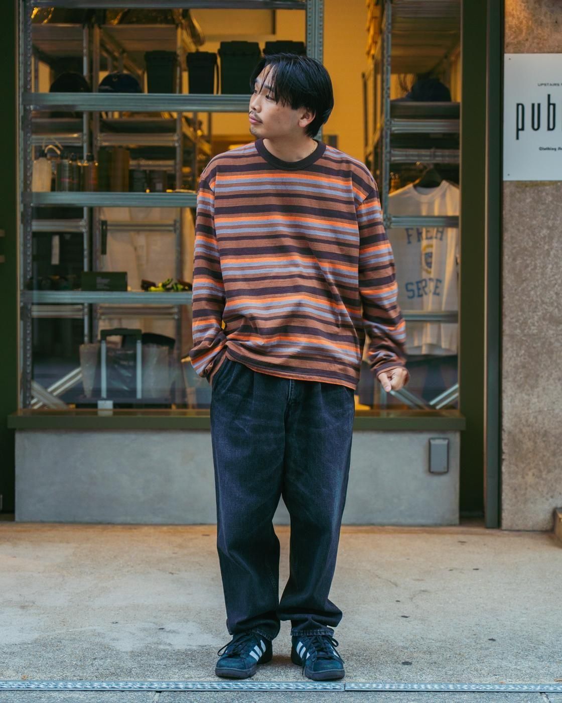 UNUSED * US2531 Long Sleeve Border T-Shirt(3Ÿ)