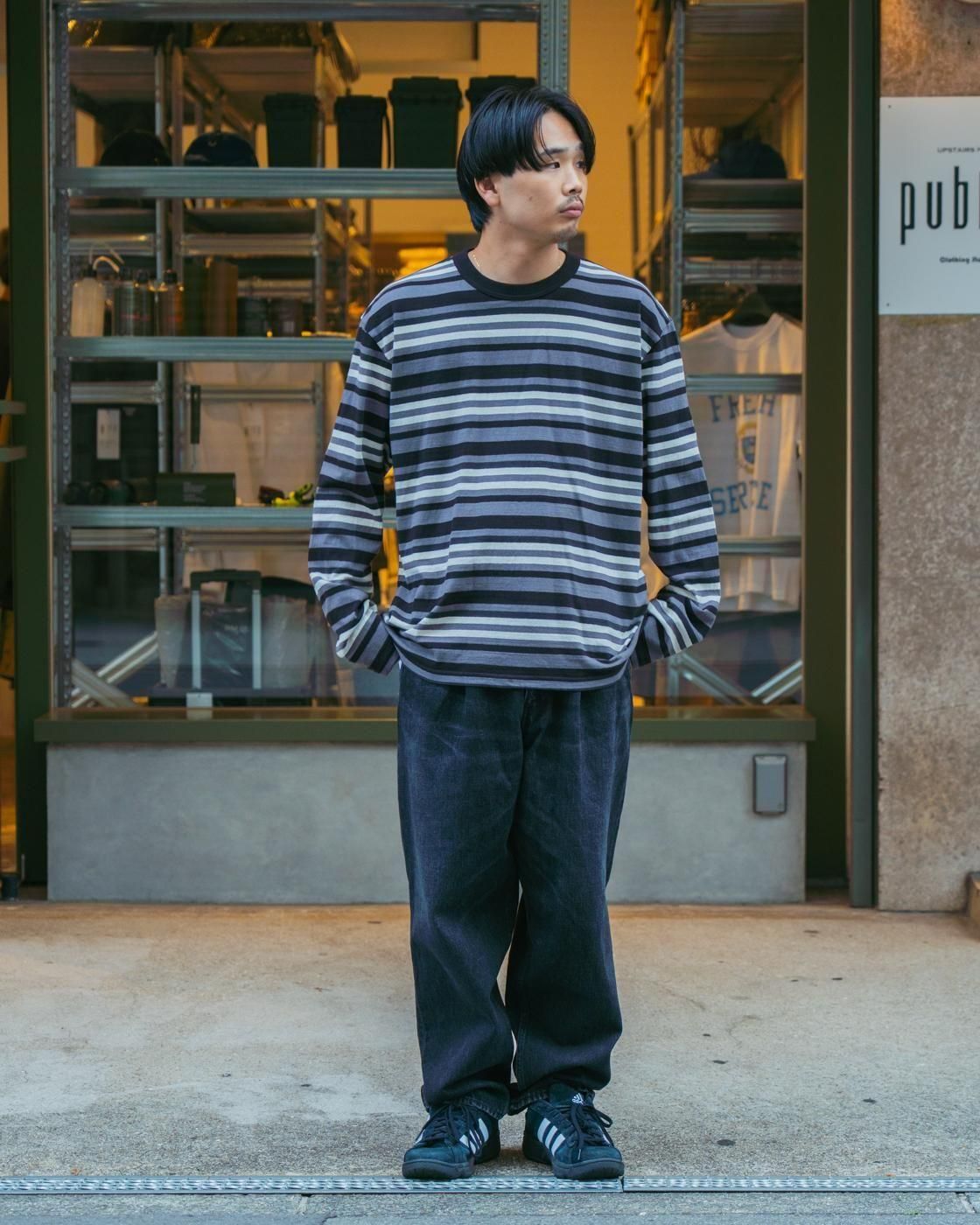 UNUSED * US2531 Long Sleeve Border T-Shirt(3Ÿ)