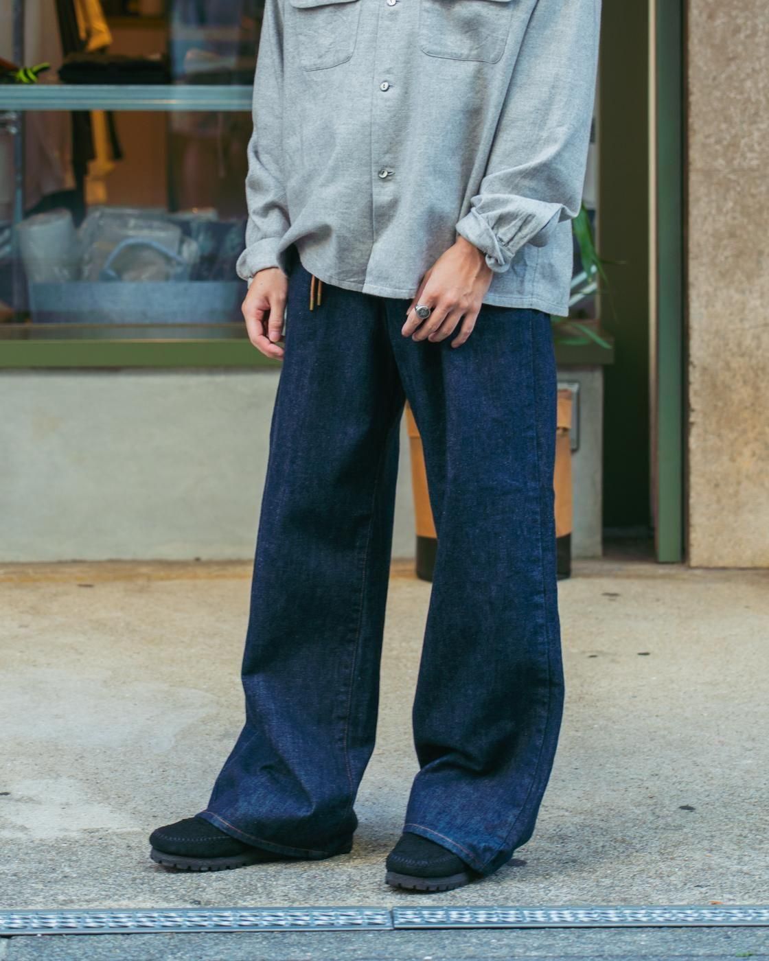 UNUSED * UW1158 13oz Wide Denim Pants(2Ÿ)