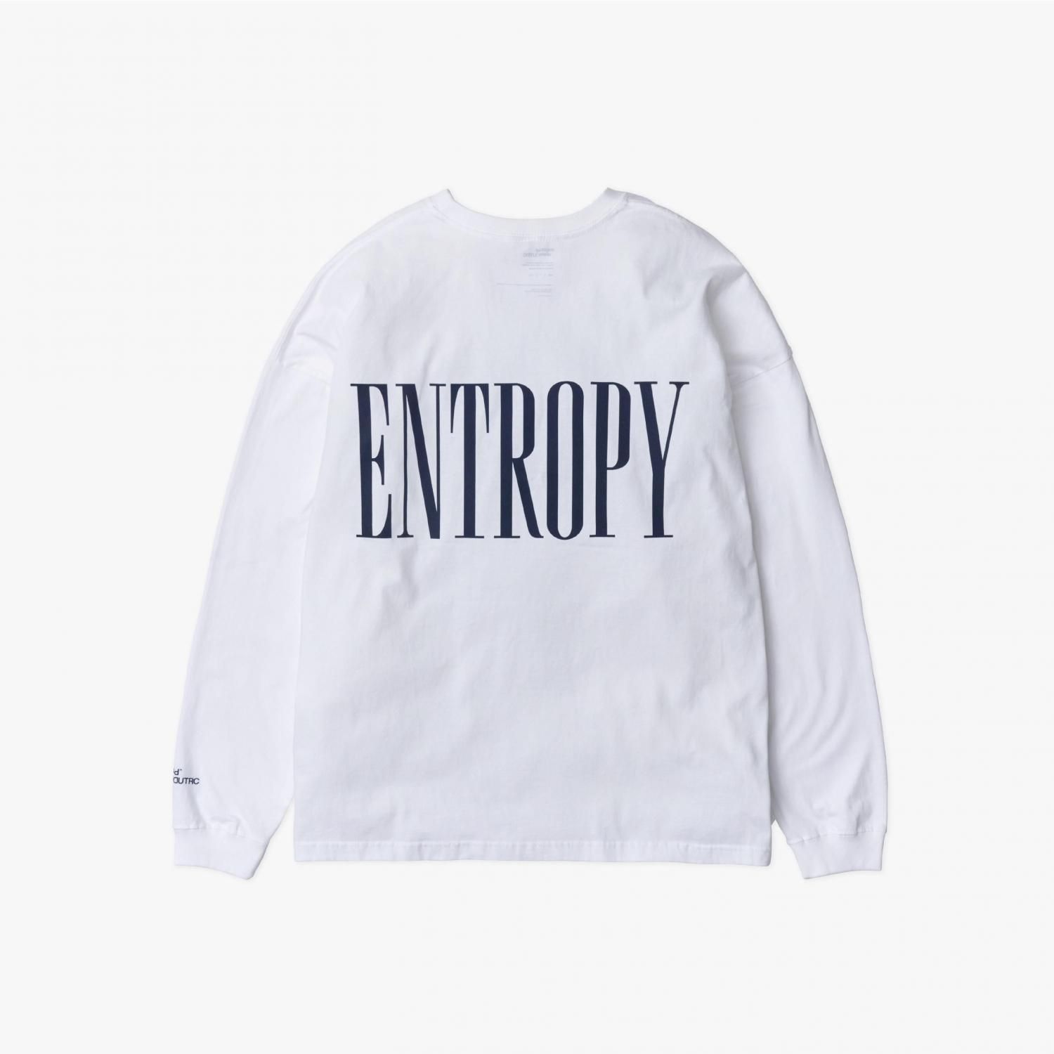 UNTRACE ロゴ長袖カットソー ホワイト UNTRACE ロゴ長袖カットソー ホワイト UNTRACE (アントレース