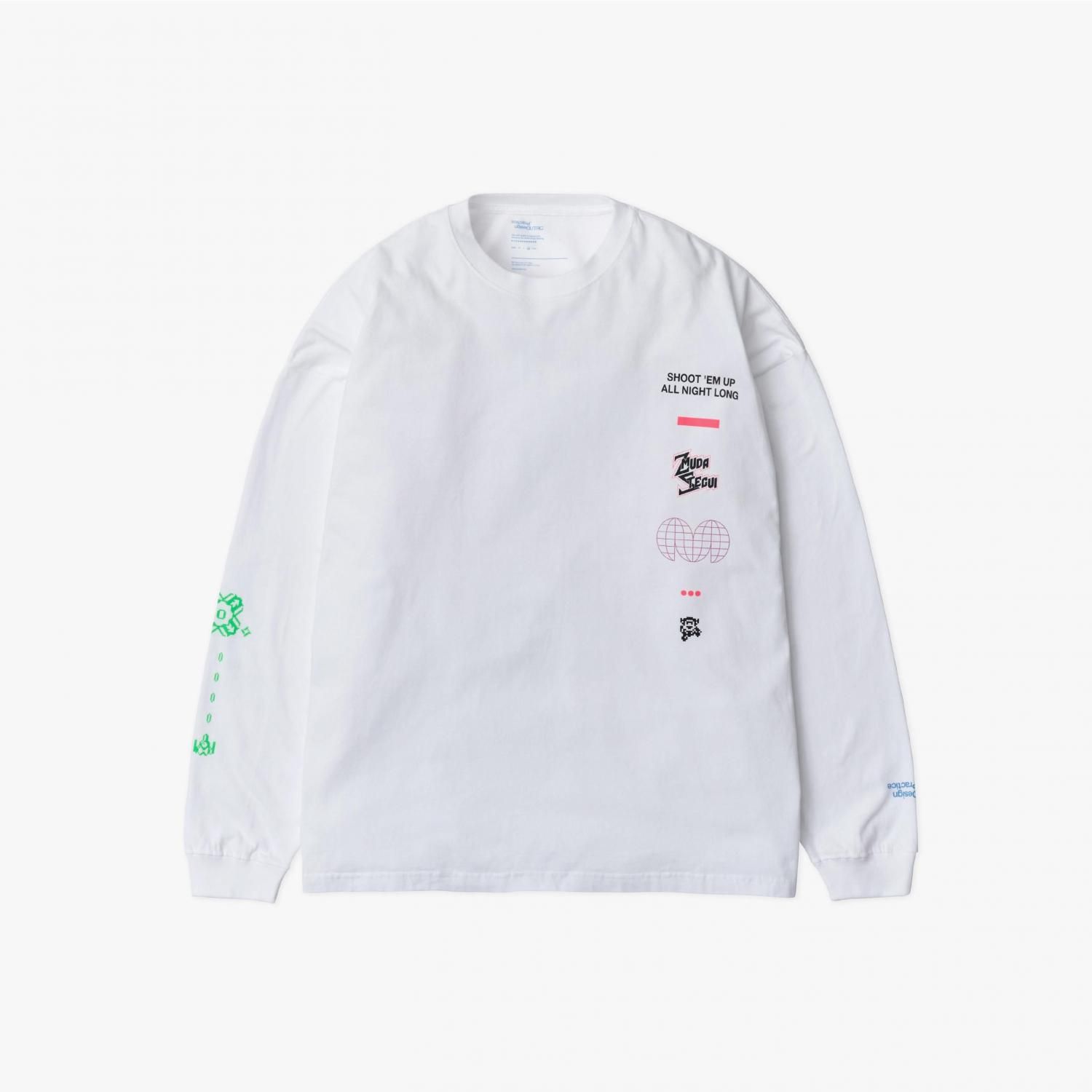 UNTRACE * _213 L/S Graphic Tee_3 * White