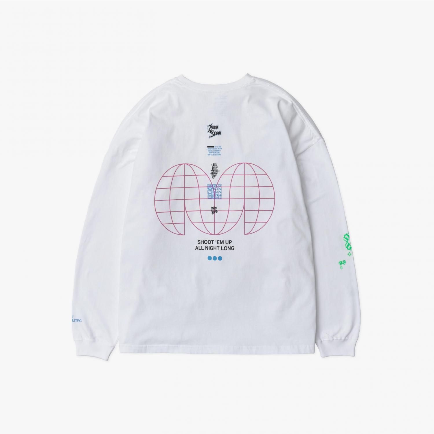UNTRACE * _213 L/S Graphic Tee_3 * White