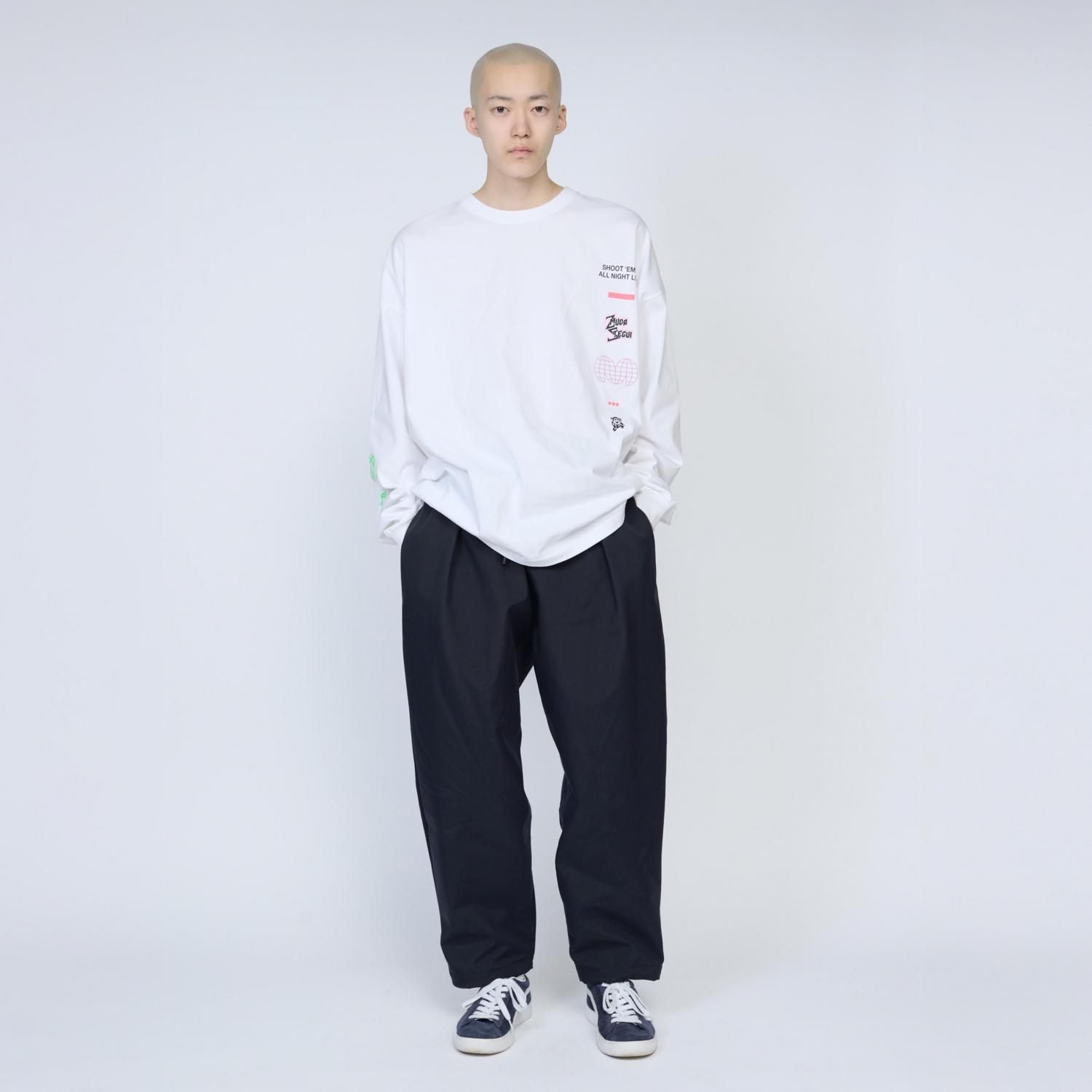 UNTRACE * _213 L/S Graphic Tee_3 * White