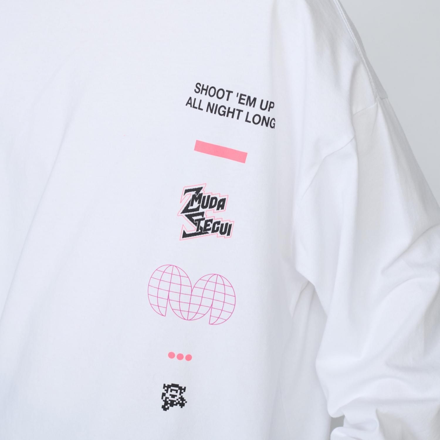 UNTRACE * _213 L/S Graphic Tee_3 * White
