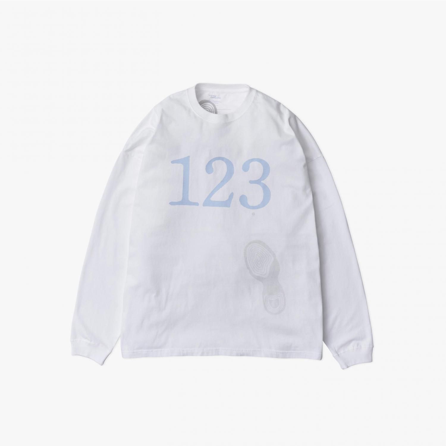 UNTRACE ホワイト長袖カットソー UNTRACE * _216 L/S Graphic Tee_6 * White | public