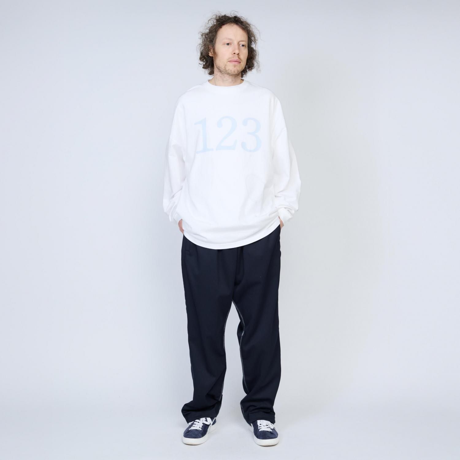 UNTRACE * _216 L/S Graphic Tee_6 * White