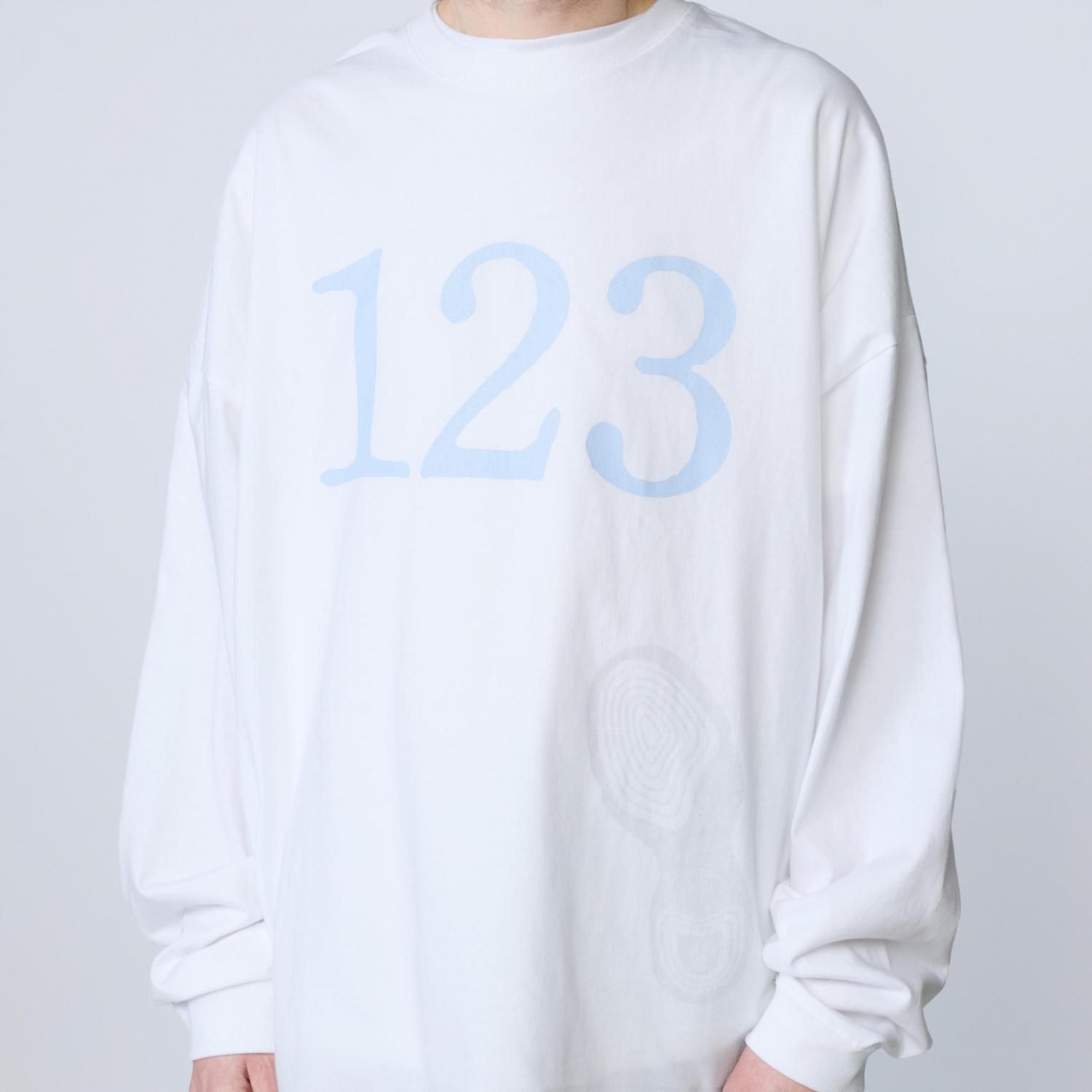 UNTRACE * _216 L/S Graphic Tee_6 * White