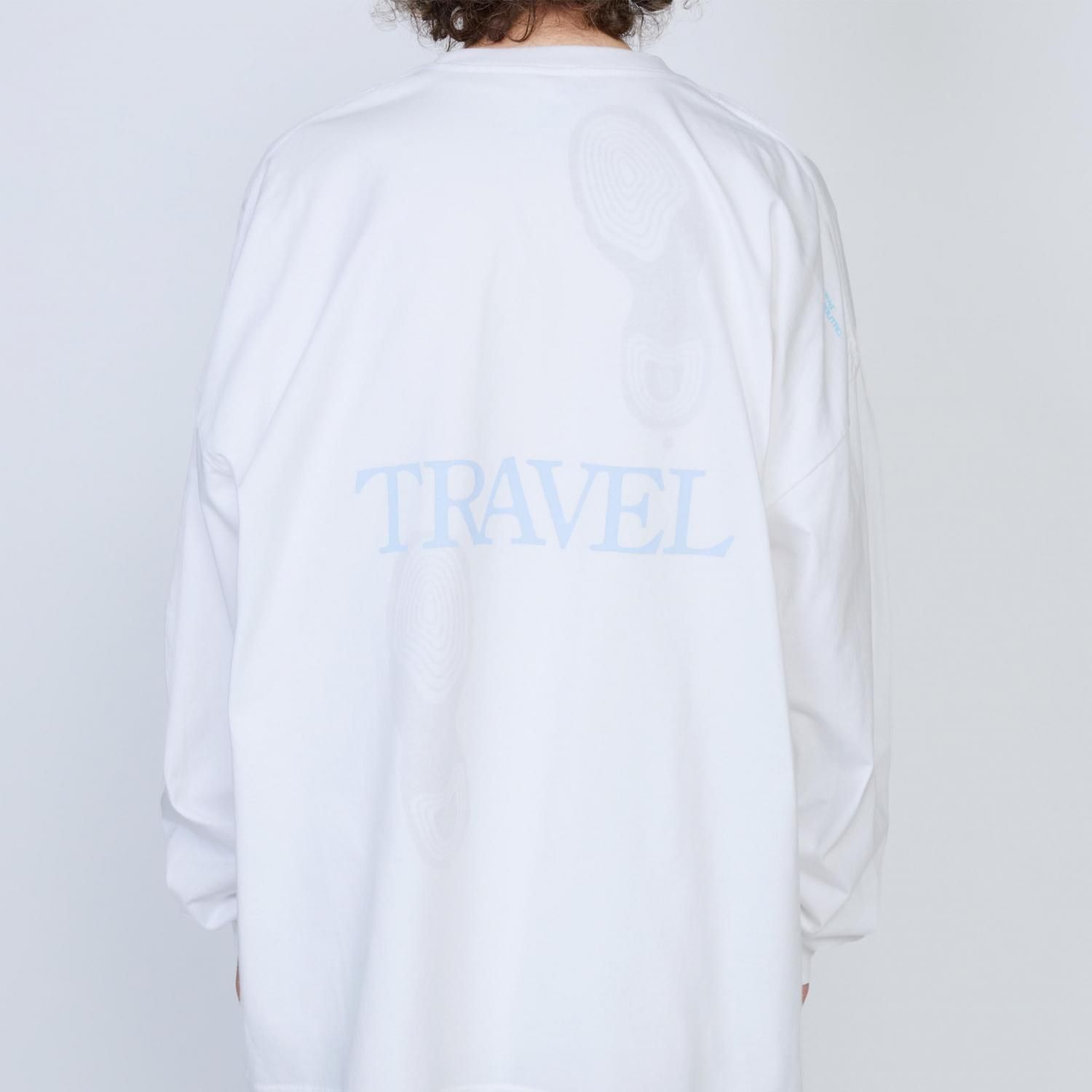 UNTRACE * _216 L/S Graphic Tee_6 * White