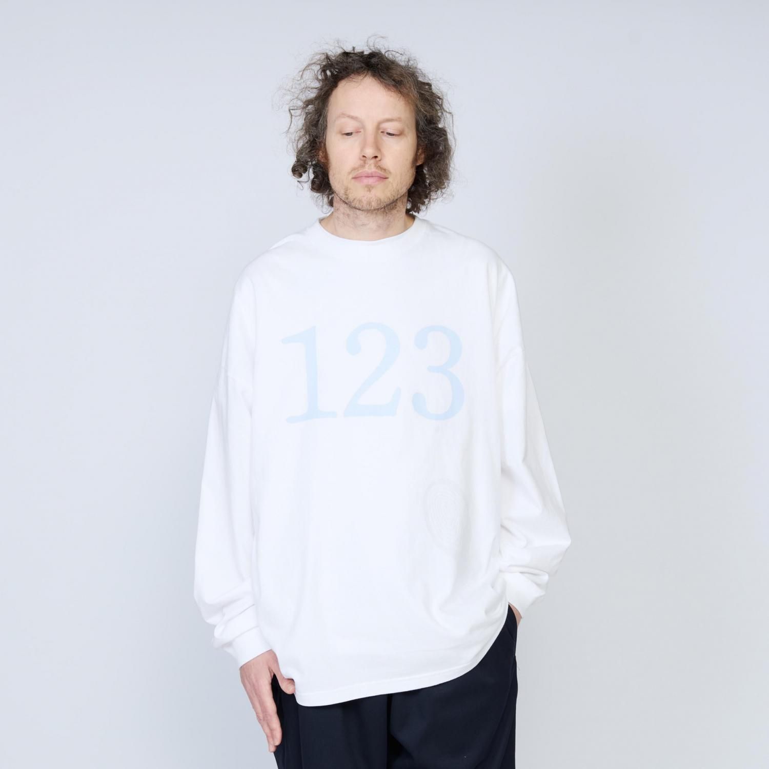 UNTRACE * _216 L/S Graphic Tee_6 * White