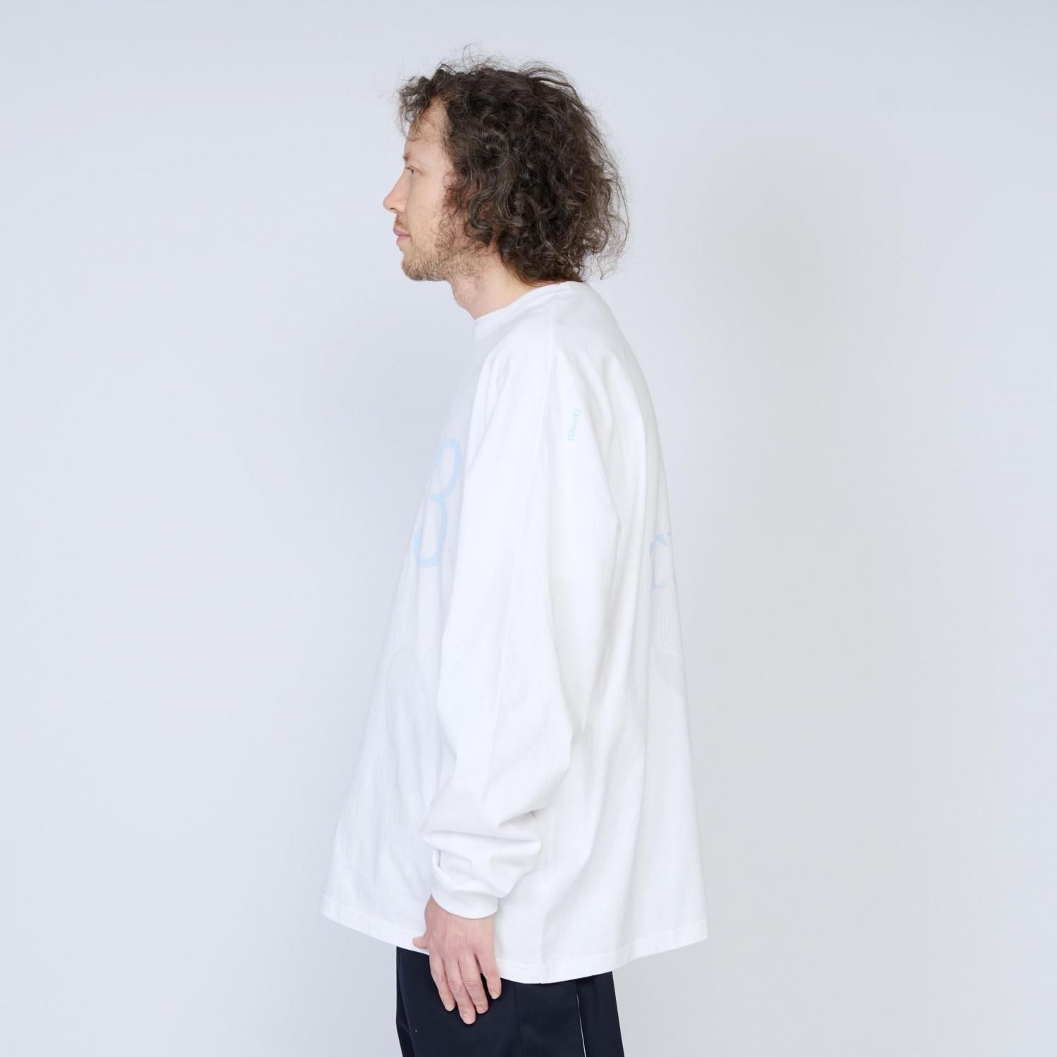UNTRACE * _216 L/S Graphic Tee_6 * White