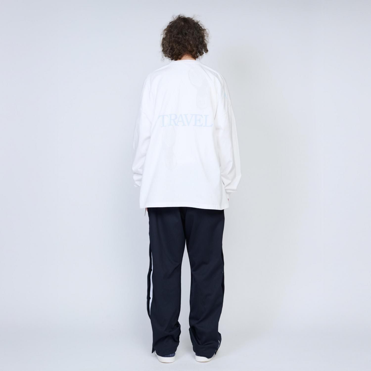 UNTRACE * _216 L/S Graphic Tee_6 * White