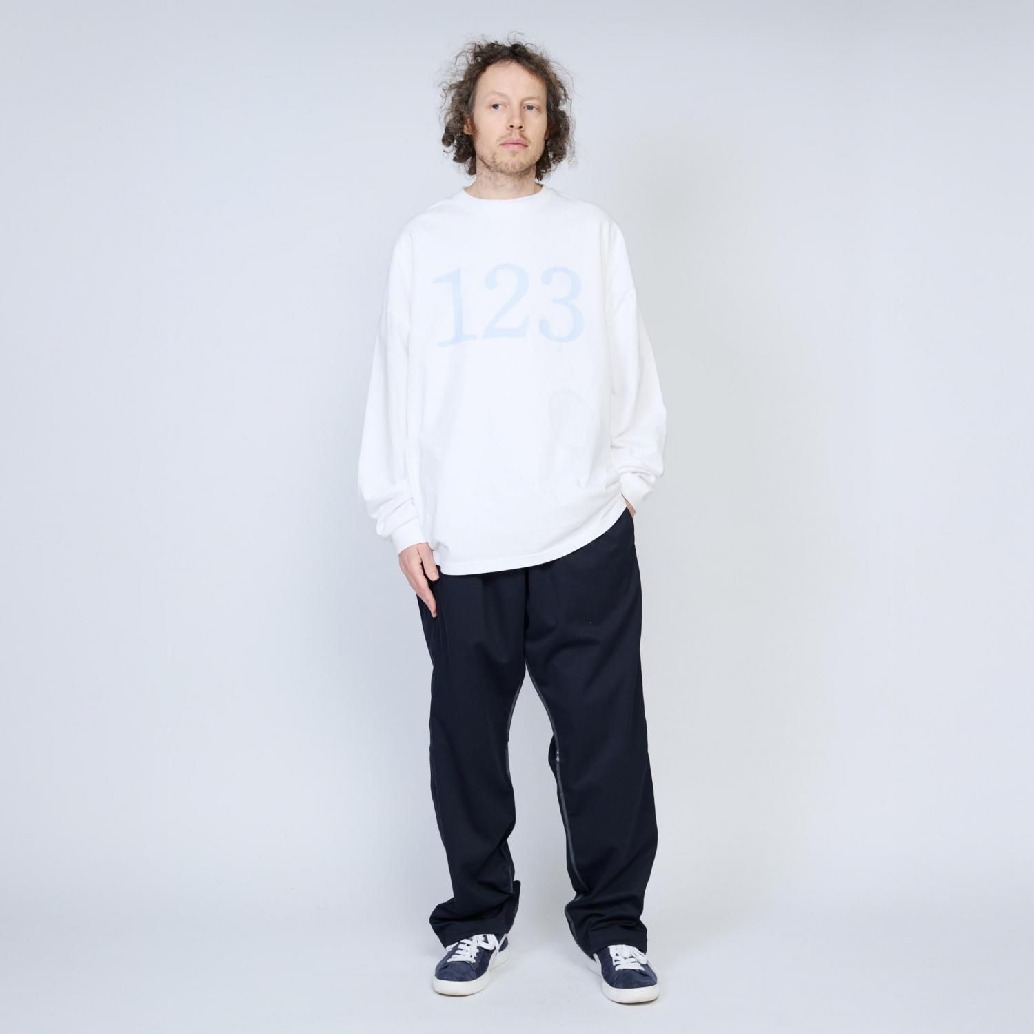 Untrace 長袖シャツ ホワイト UNTRACE * _216 L/S Graphic Tee_6 * White | public