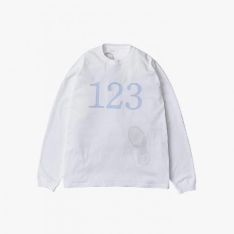 UNTRACE * _216 L/S Graphic Tee_6 * White