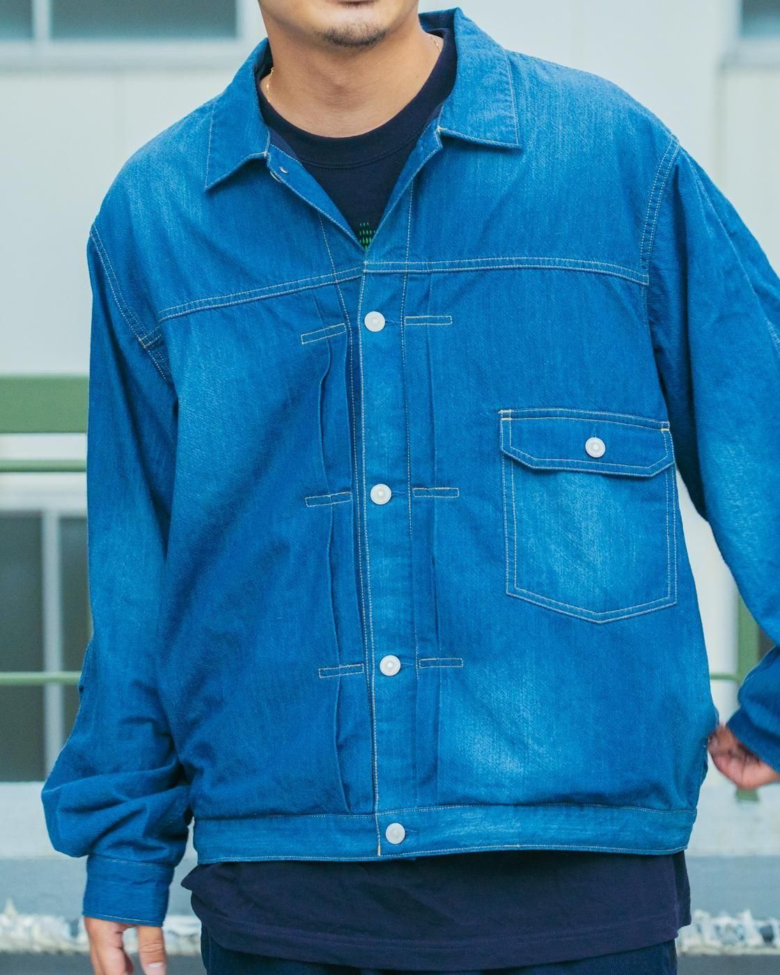 DAIWA PIER39 * BJ-41025W TECH DENIM JACKET * Indigo