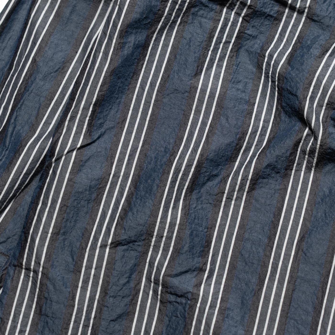 CASEY CASEY * 25HC313 HAMNET RAW EDGE SHIRT LIGHT PAPER STRIPE * Blue