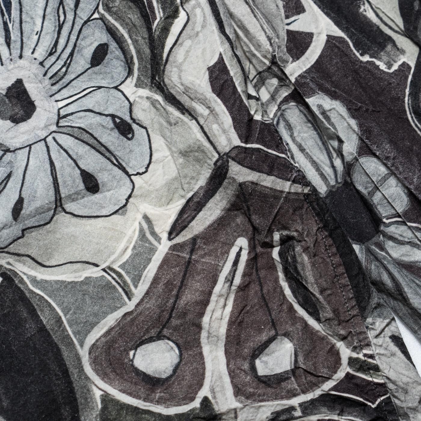 CASEY CASEY * 25HC299 BIG RACCOURCIE SHIRT PRINT * Greys