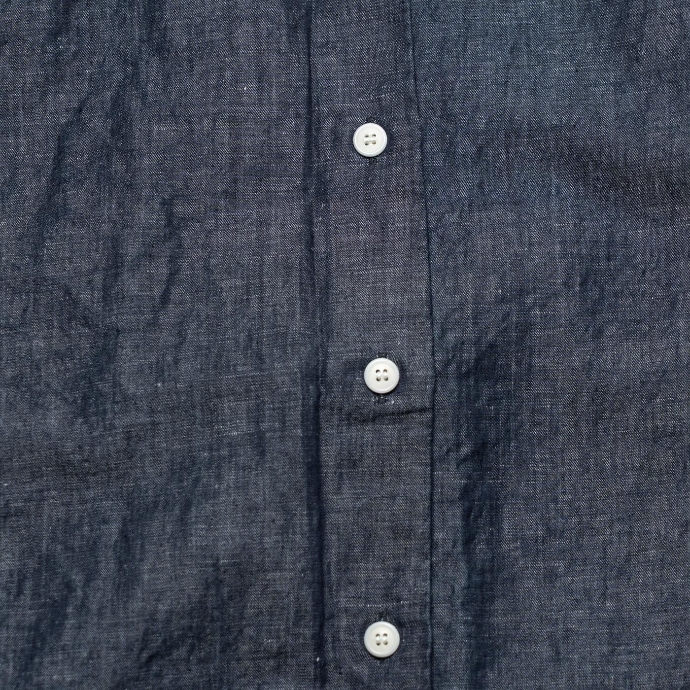 CASEY CASEY ORSAN * 25HC296 ONE SIZE SHIRT LIN DENIM * Indigo