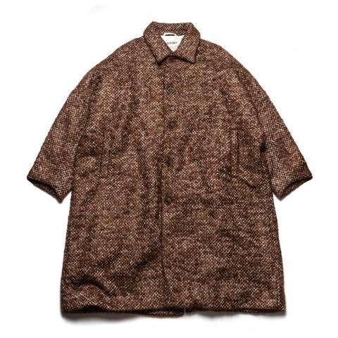 CASEY CASEY * 25HM237 BIG BLOBBY COAT TWEED * Brown