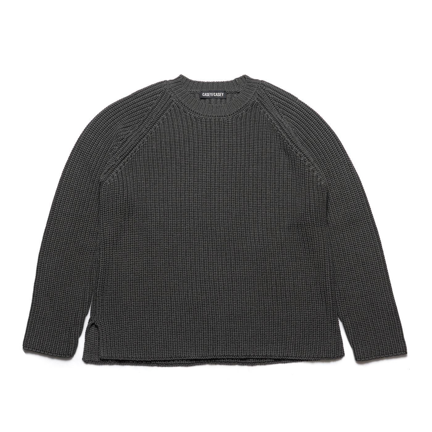CASEY CASEY * 25HK028 PANNOCCHIA SWEATER CREPE COT * Storm